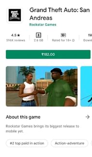 GTA San Andreas on the Play Store